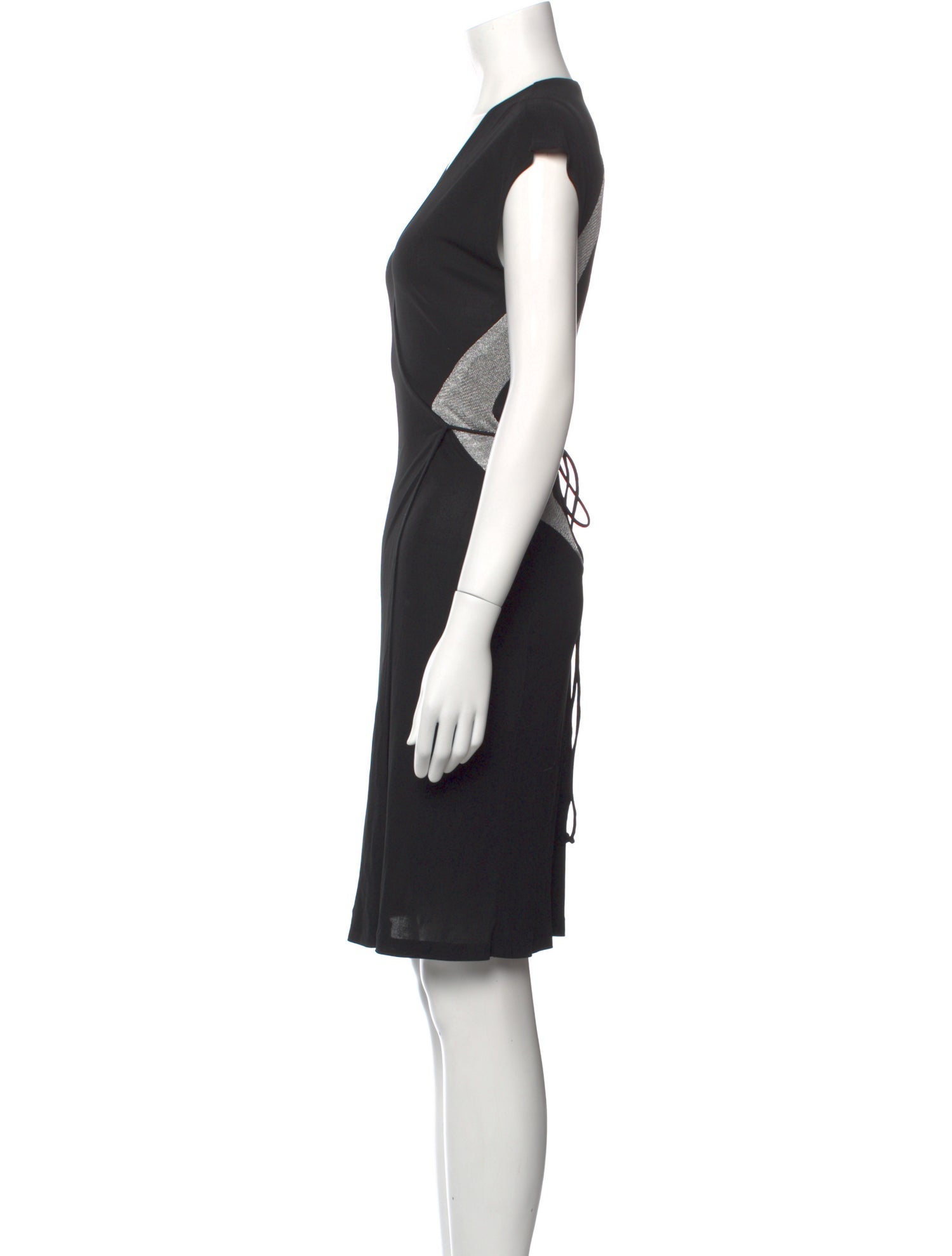 Diane von Furstenberg V-Neck Knee-Length Dress