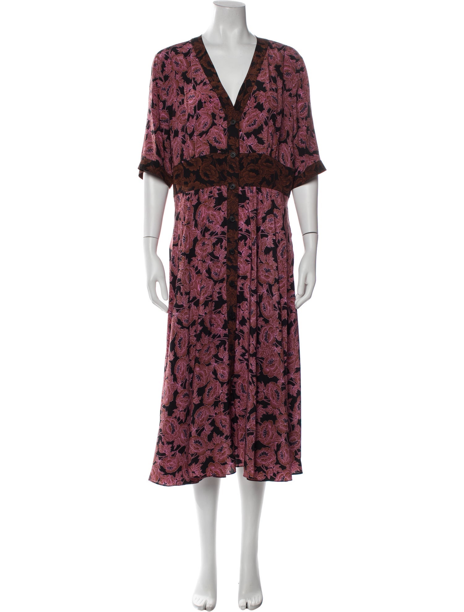 Diane von Furstenberg Silk Midi Length Dress