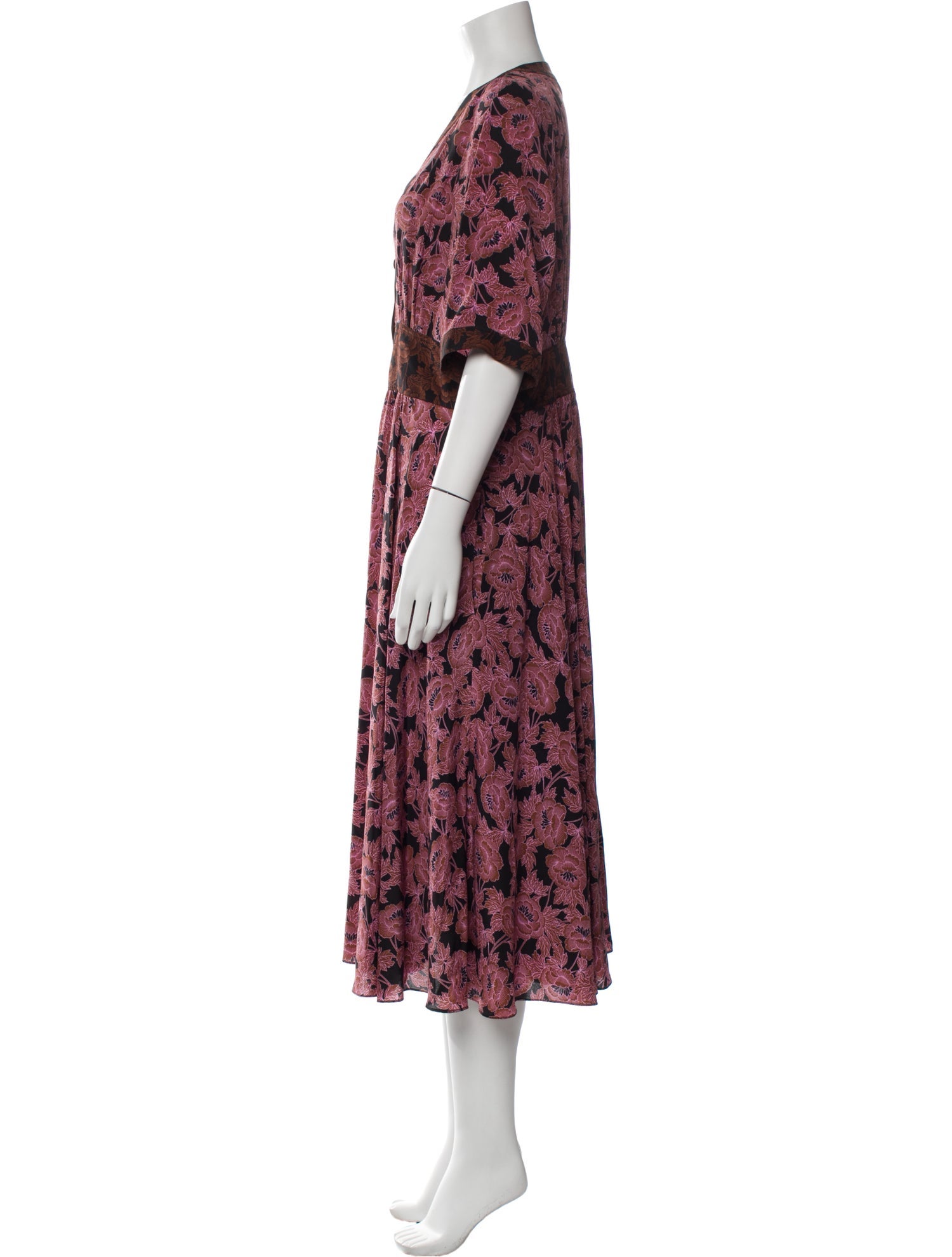 Diane von Furstenberg Silk Midi Length Dress