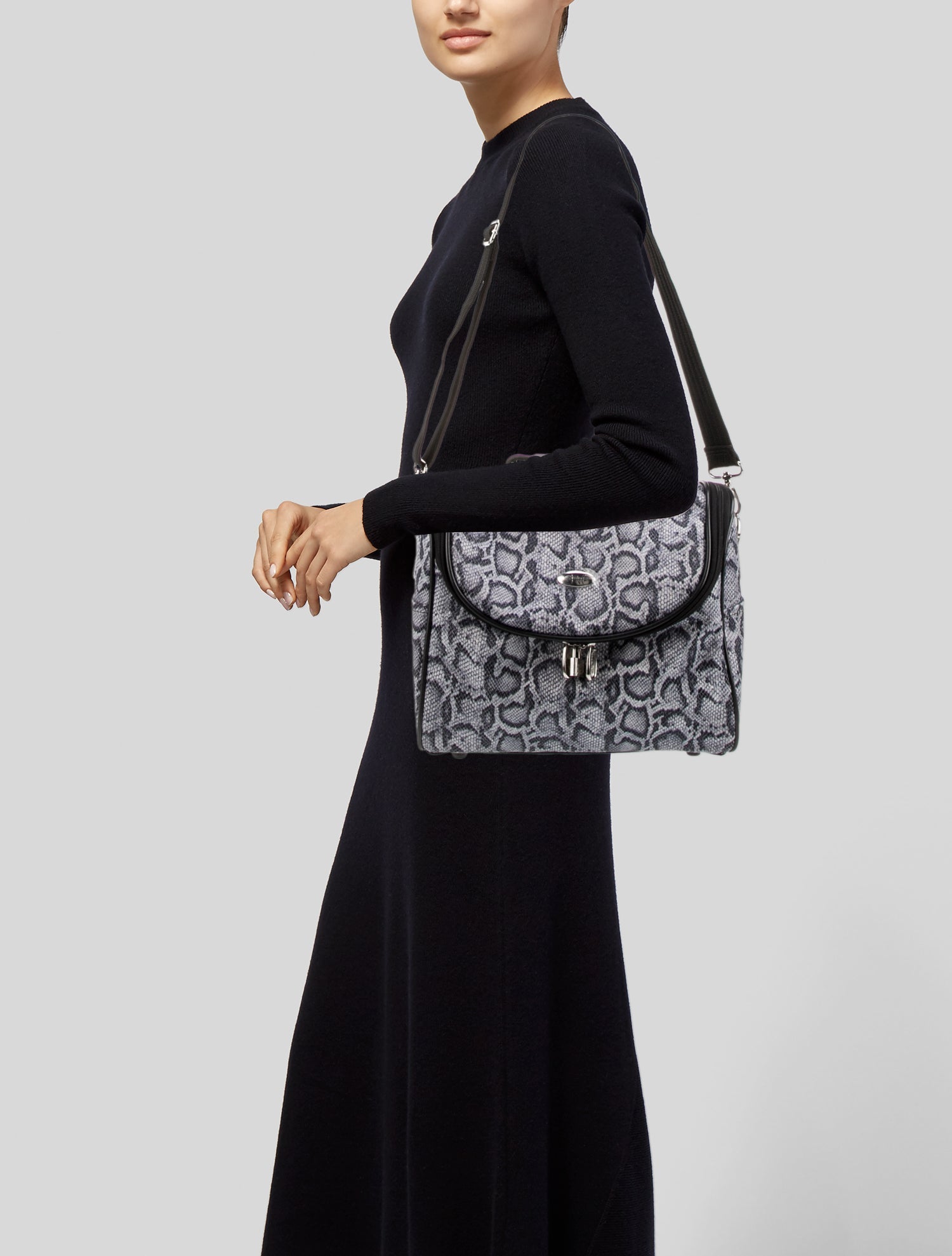 Diane von Furstenberg Canvas Top Handle Bag