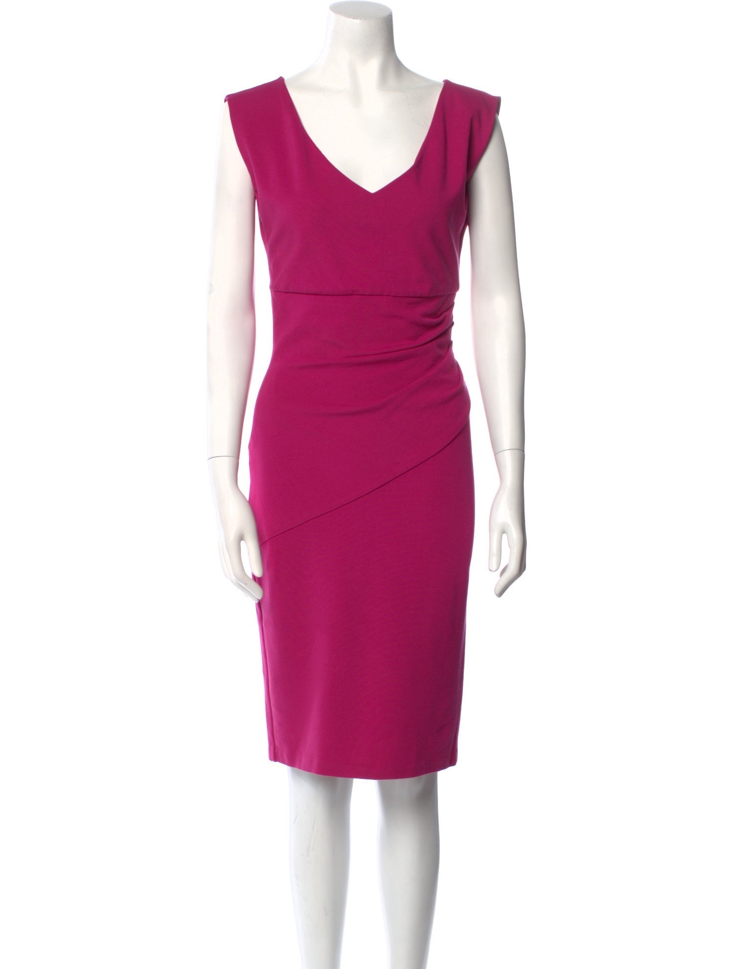 Diane von Furstenberg V-Neck Knee-Length Dress