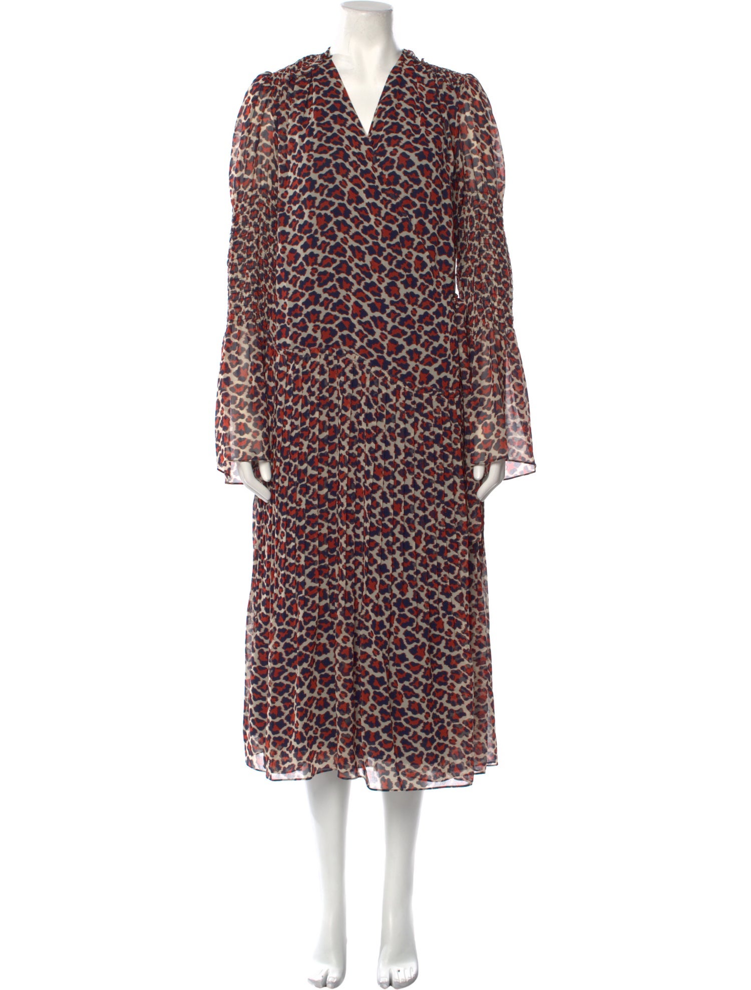 Diane von Furstenberg Floral Print Long Dress w/ Tags