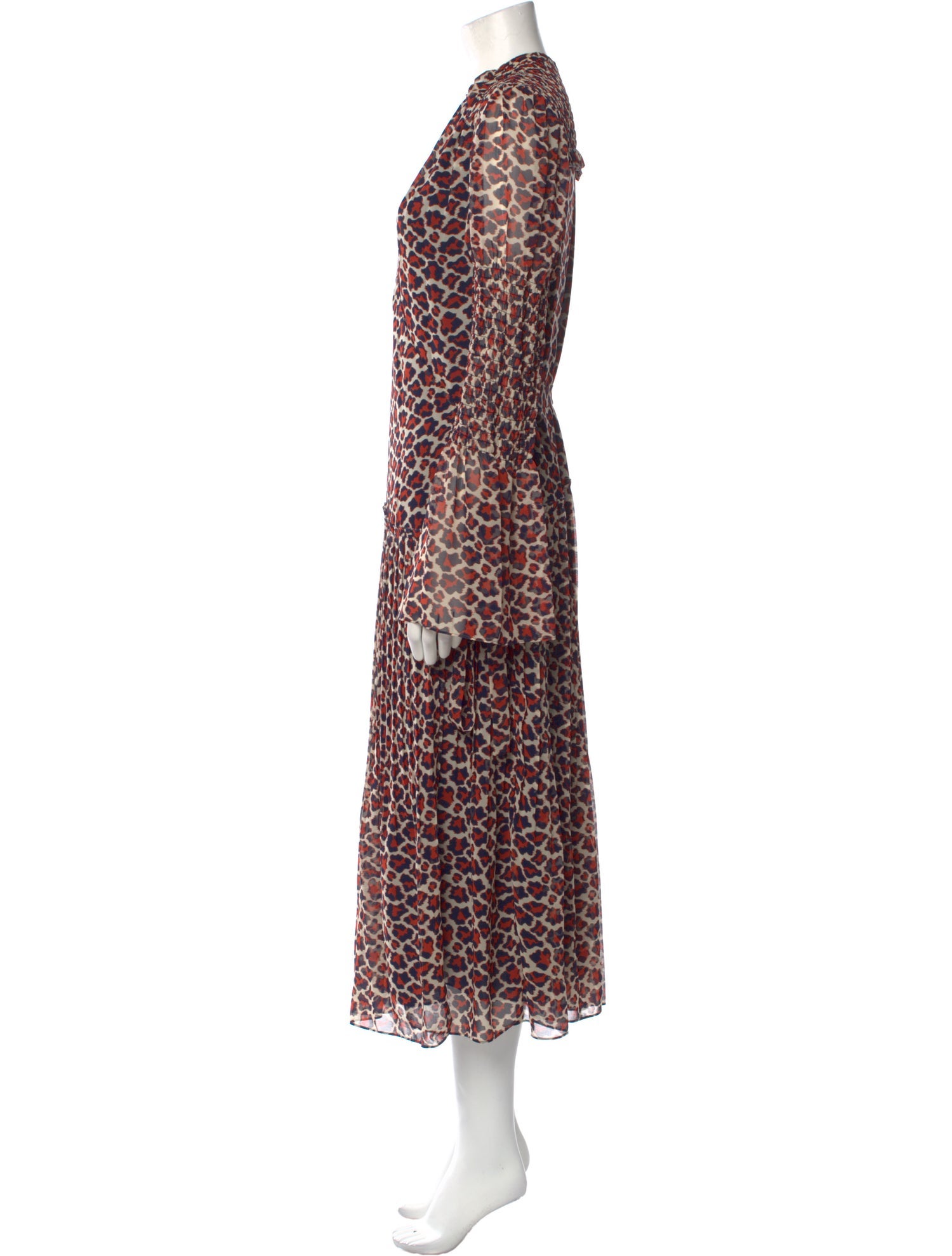 Diane von Furstenberg Floral Print Long Dress w/ Tags