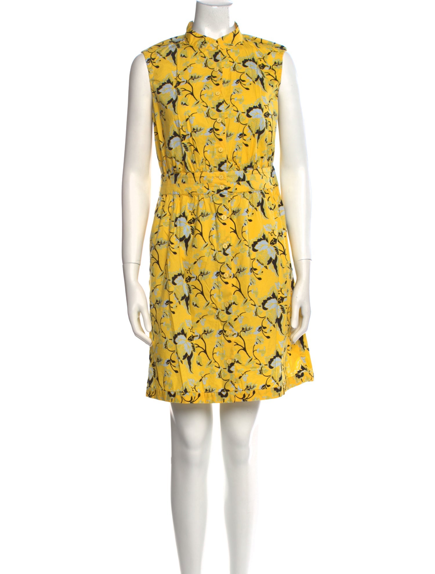 Diane von Furstenberg Floral Print Mini Dress