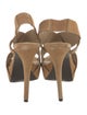 Diane von Furstenberg Suede Slingback Sandals