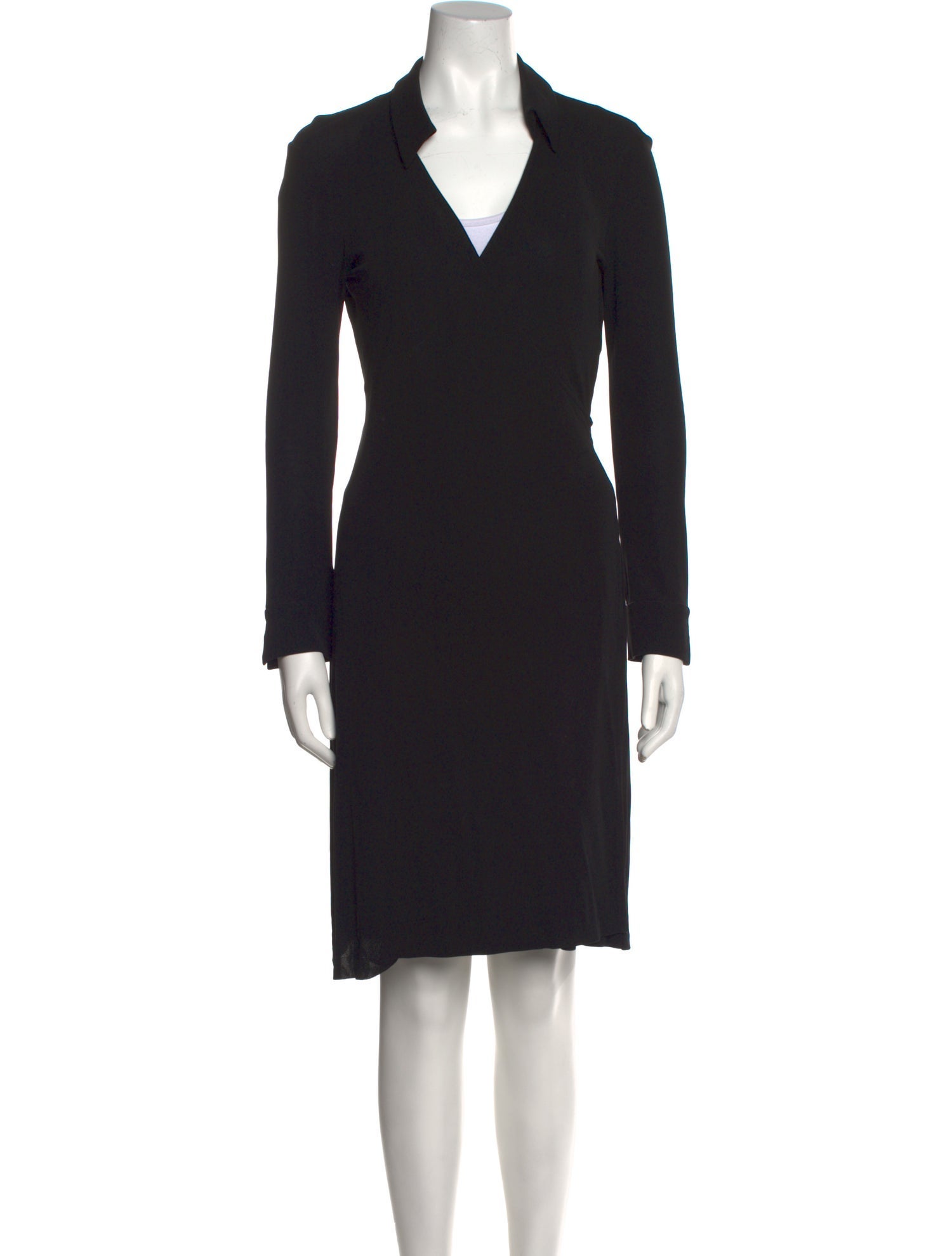 Diane von Furstenberg V-Neck Knee-Length Dress