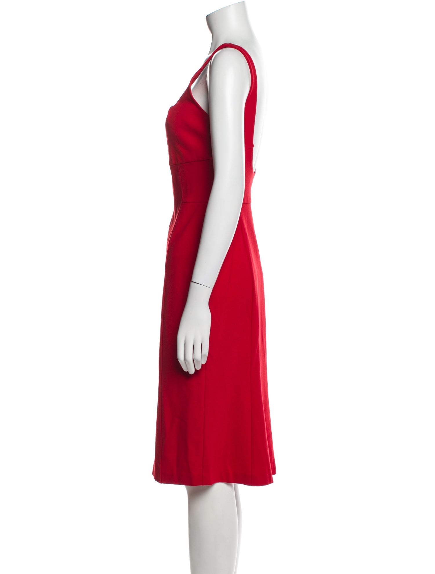 Diane von Furstenberg Square Neckline Knee-Length Dress