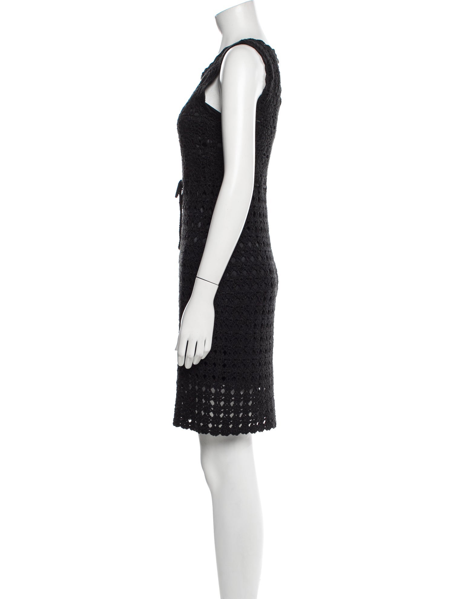 Diane von Furstenberg Scoop Neck Mini Dress