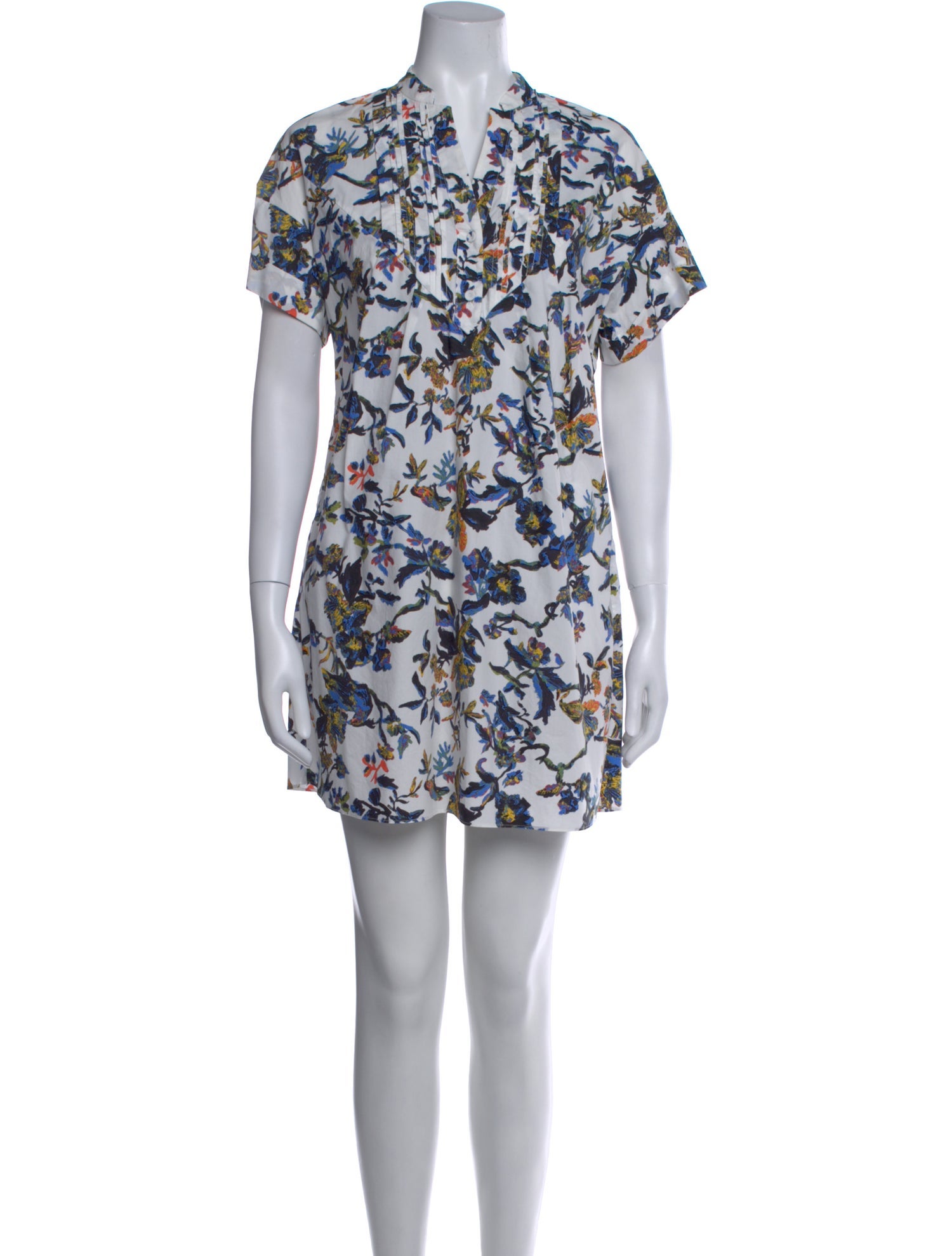 Diane von Furstenberg Floral Print Mini Dress