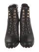 Diane von Furstenberg Leather Lace-Up Boots