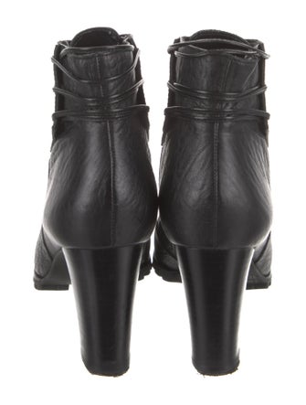 Diane von Furstenberg Leather Lace-Up Boots