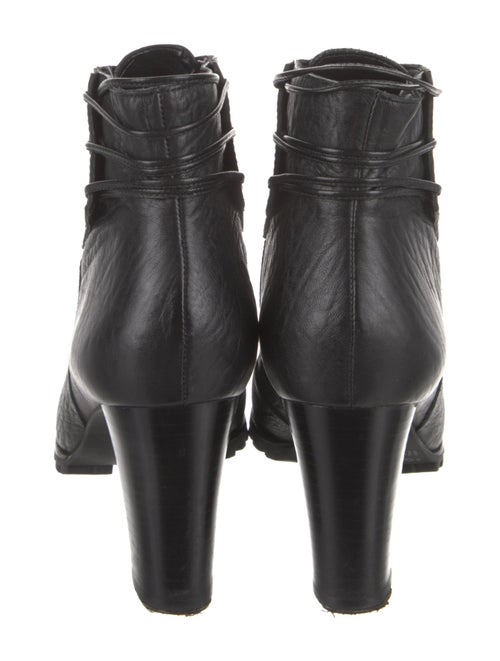 Diane von Furstenberg Leather Lace-Up Boots