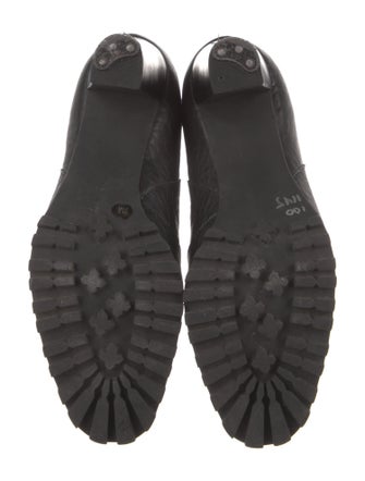 Diane von Furstenberg Leather Lace-Up Boots