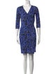 Diane von Furstenberg Printed Mini Dress