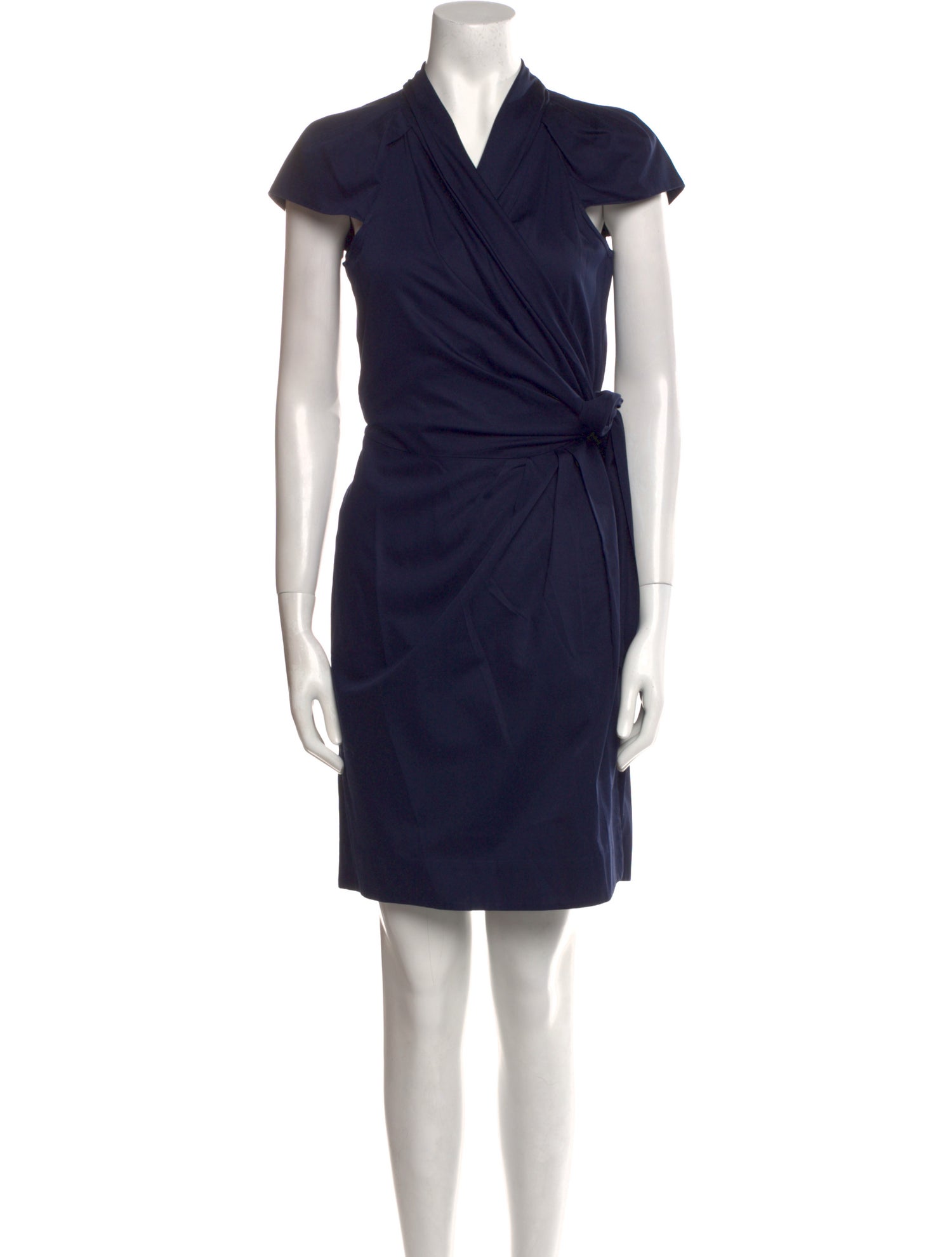Diane von Furstenberg V-Neck Knee-Length Dress
