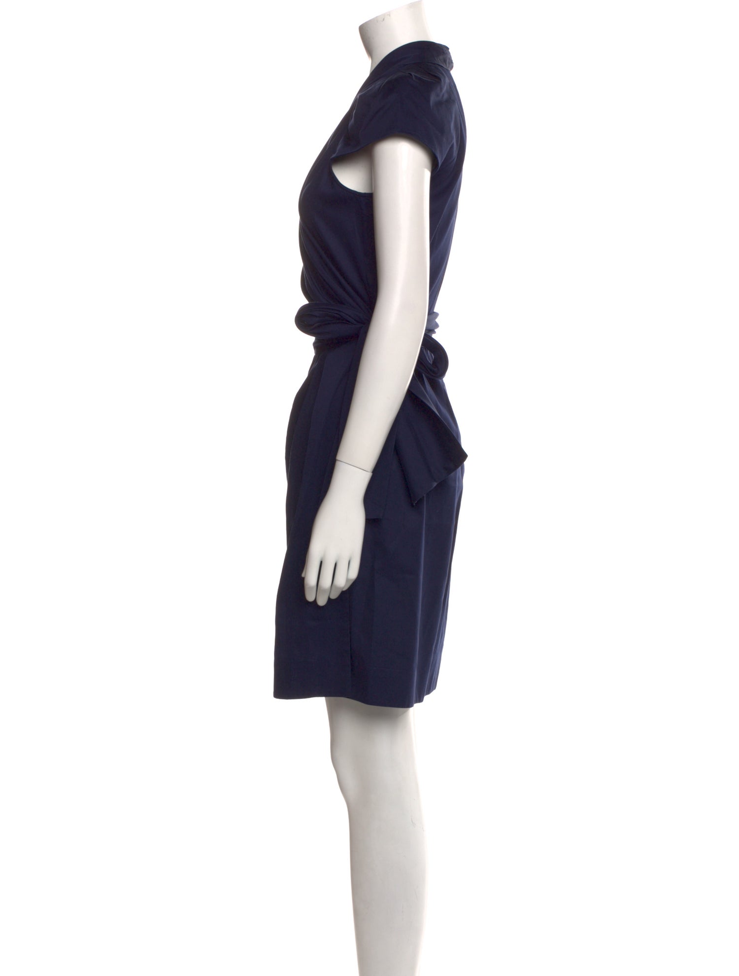Diane von Furstenberg V-Neck Knee-Length Dress