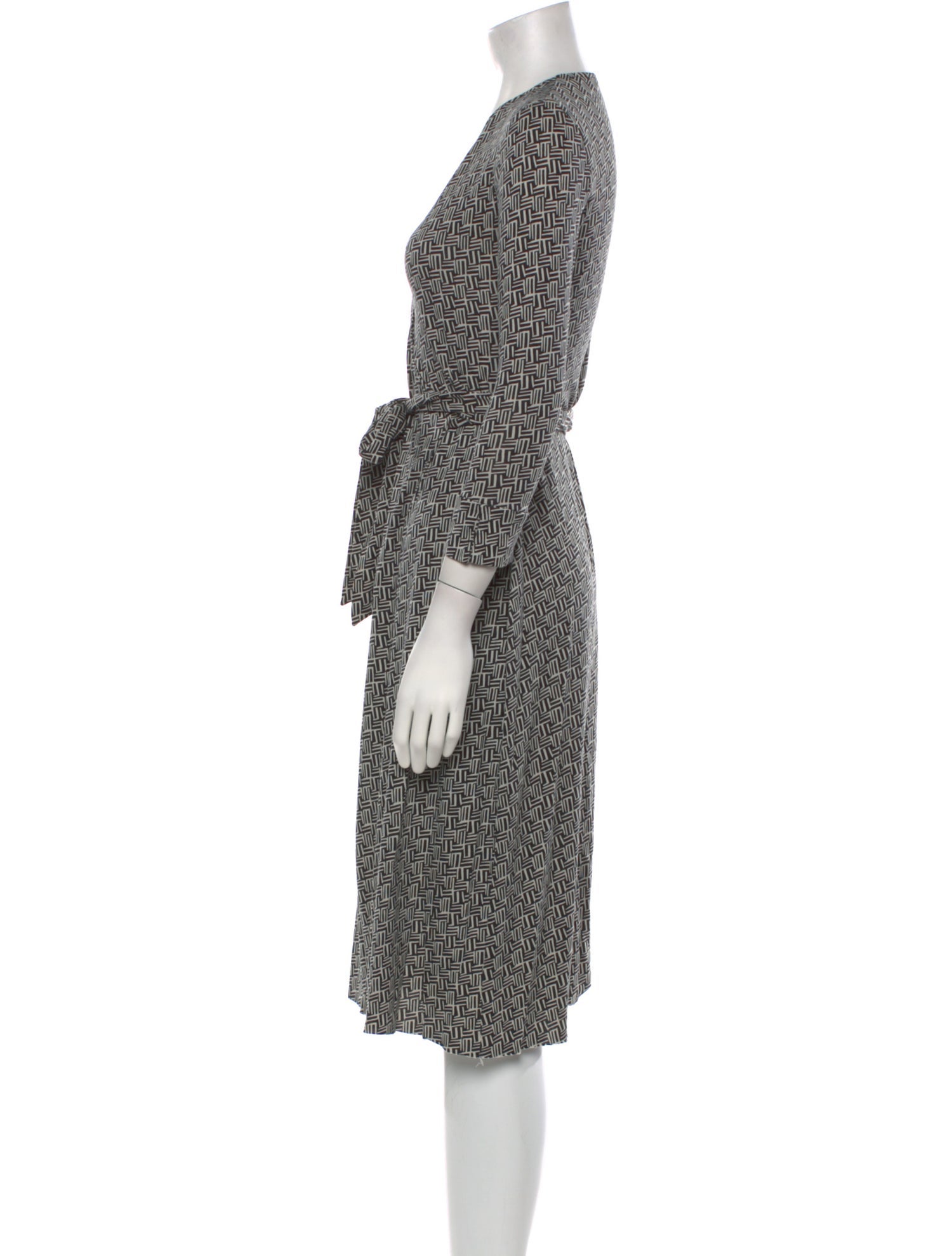 Diane von Furstenberg Silk Knee-Length Dress