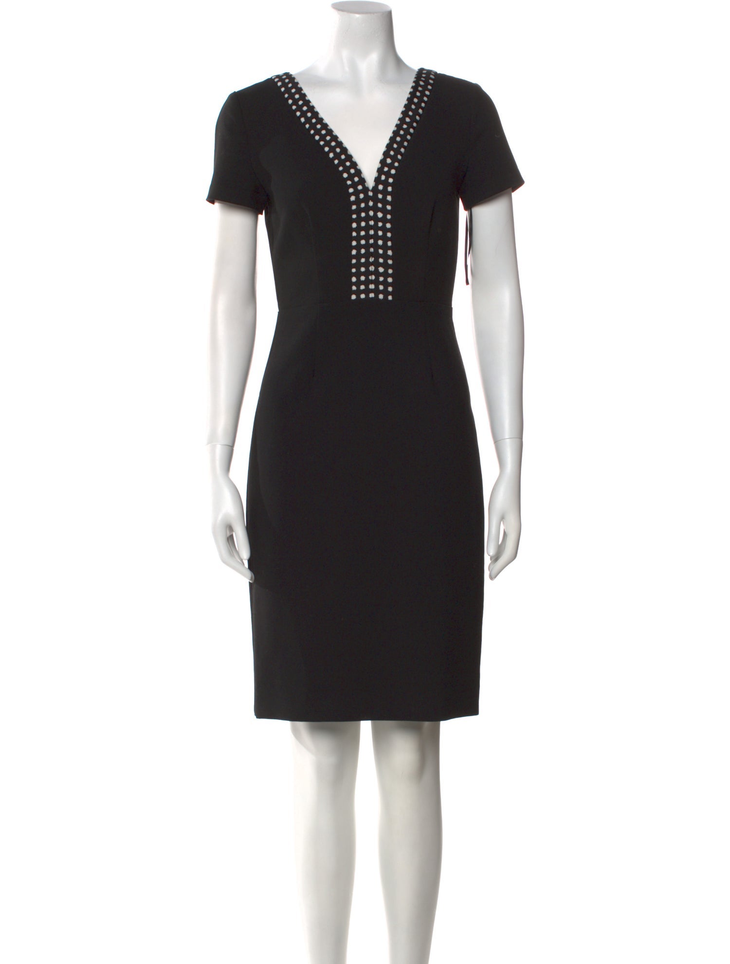 Diane von Furstenberg V-Neck Knee-Length Dress