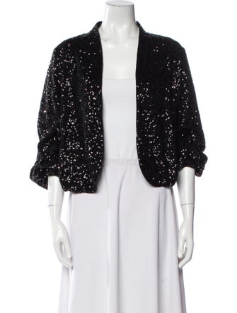 Diane von Furstenberg Polka Dot Print Evening Jacket
