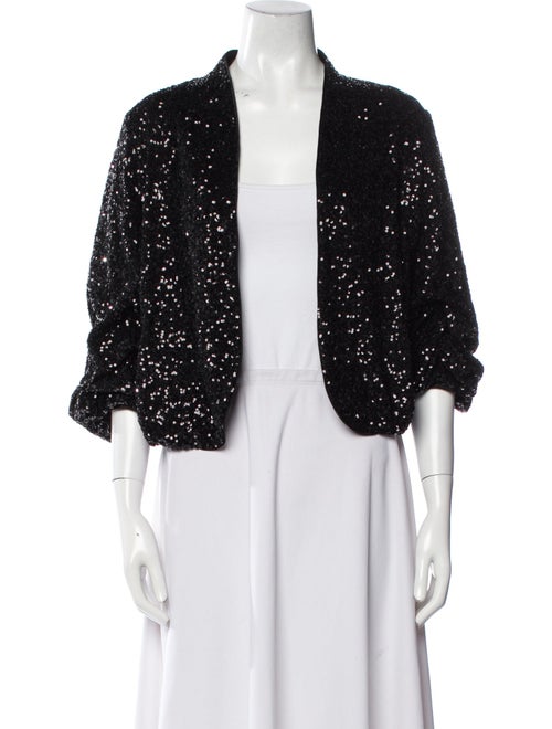 Diane von Furstenberg Polka Dot Print Evening Jacket