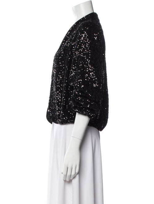 Diane von Furstenberg Polka Dot Print Evening Jacket