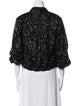 Diane von Furstenberg Polka Dot Print Evening Jacket