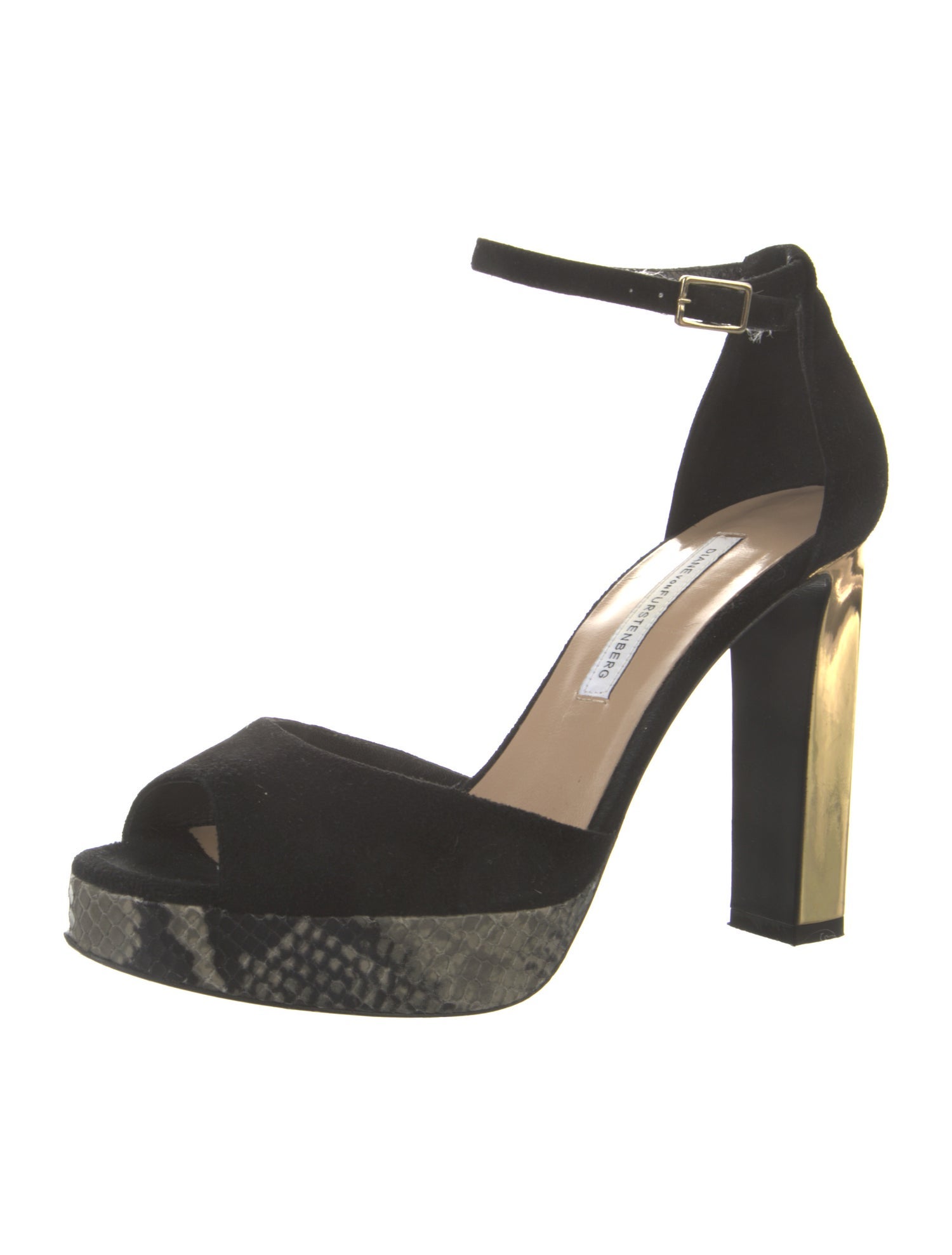 Diane von Furstenberg Suede D'Orsay Pumps