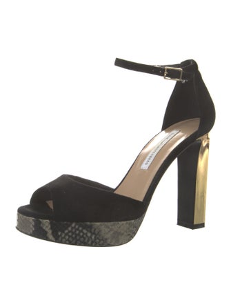 Diane von Furstenberg Suede D'Orsay Pumps