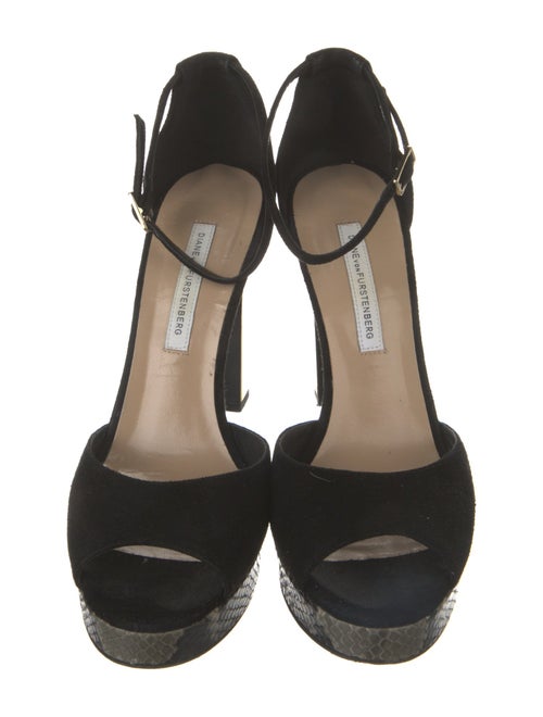 Diane von Furstenberg Suede D'Orsay Pumps