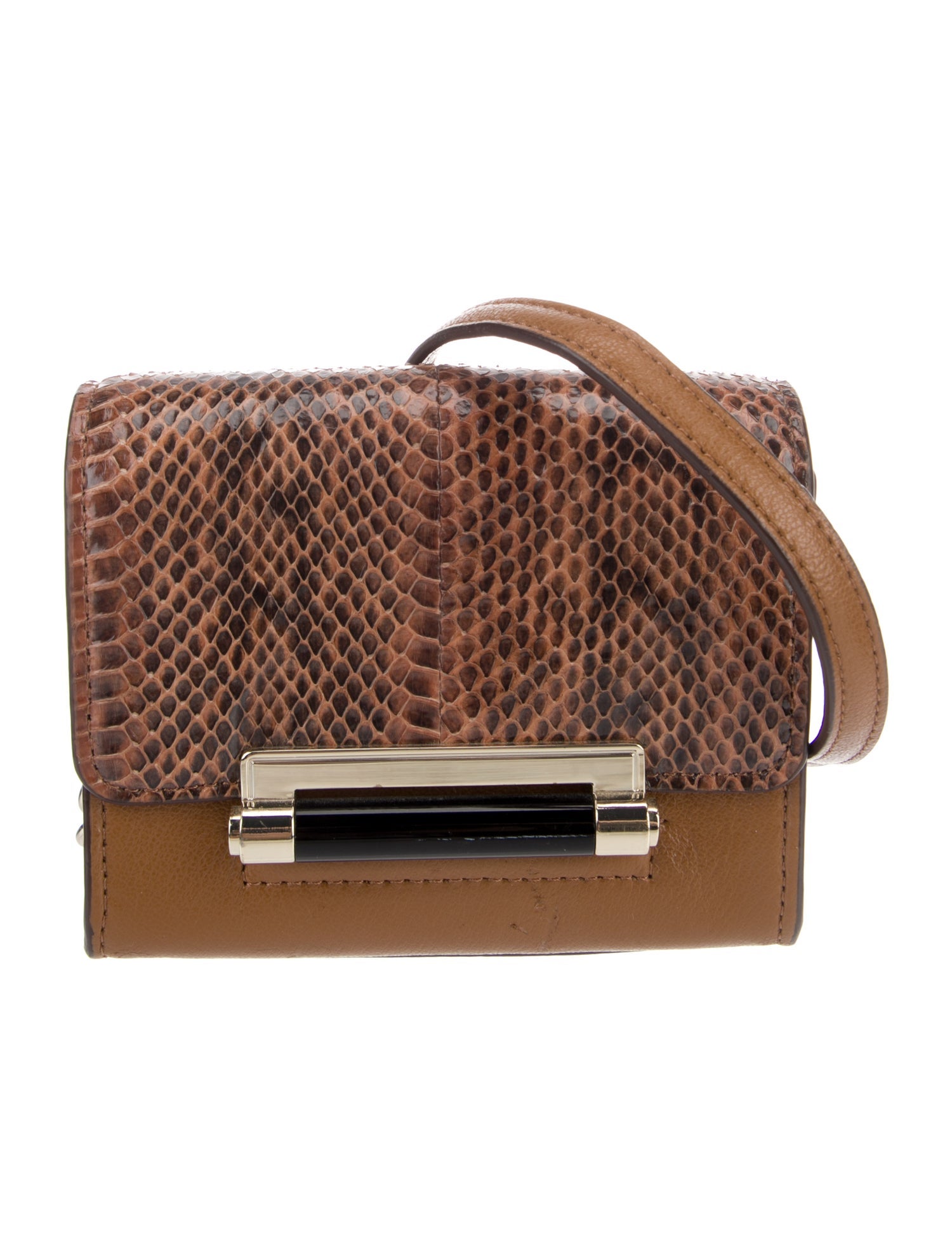 Diane von Furstenberg Leather Minaudière