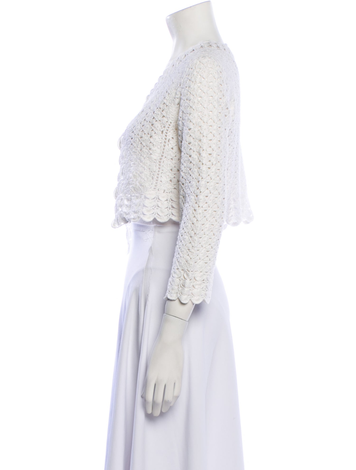 Diane von Furstenberg Lace Pattern Bolero