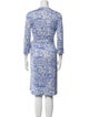Diane von Furstenberg Silk Printed Robe