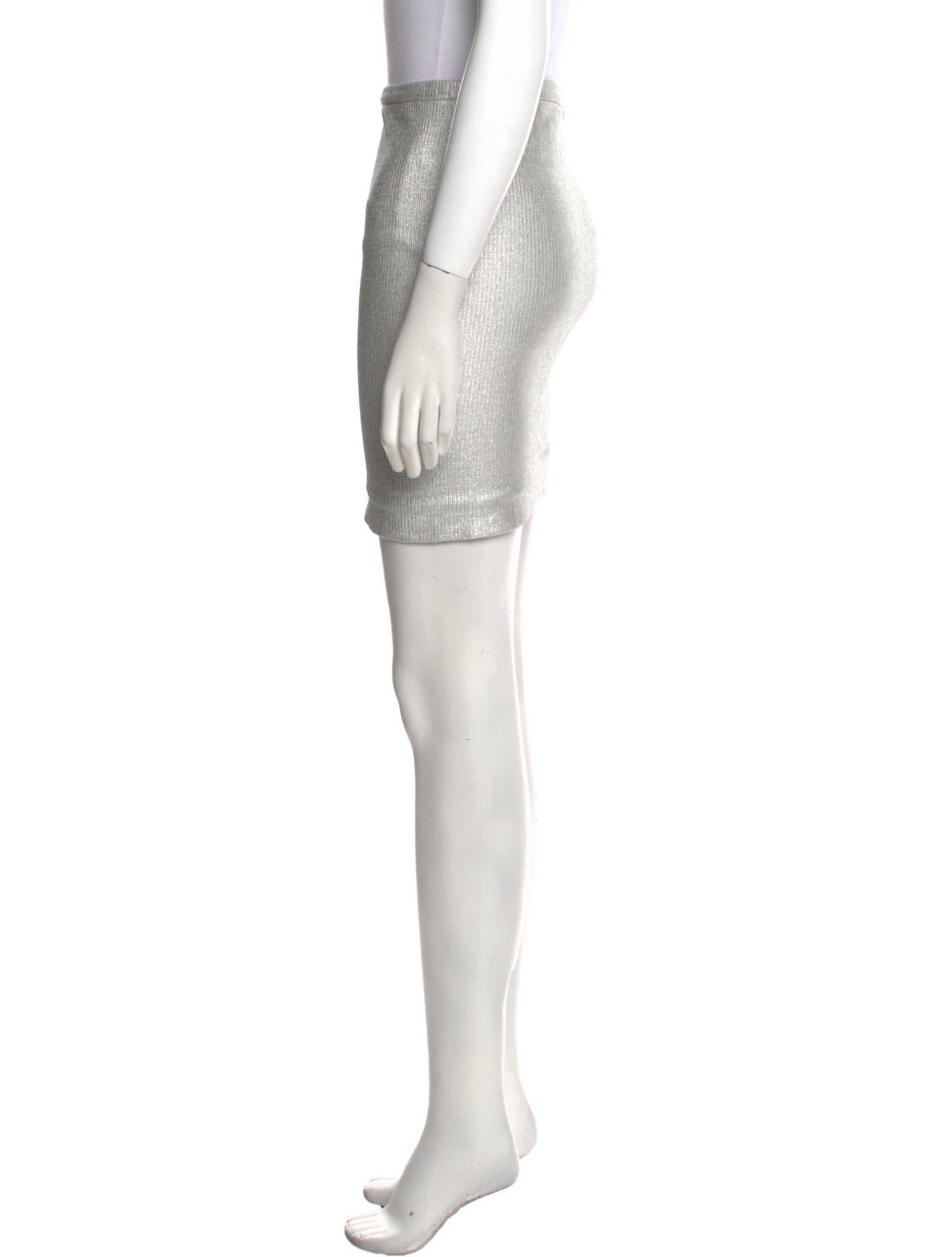 Diane von Furstenberg Glitter Accents Mini Skirt