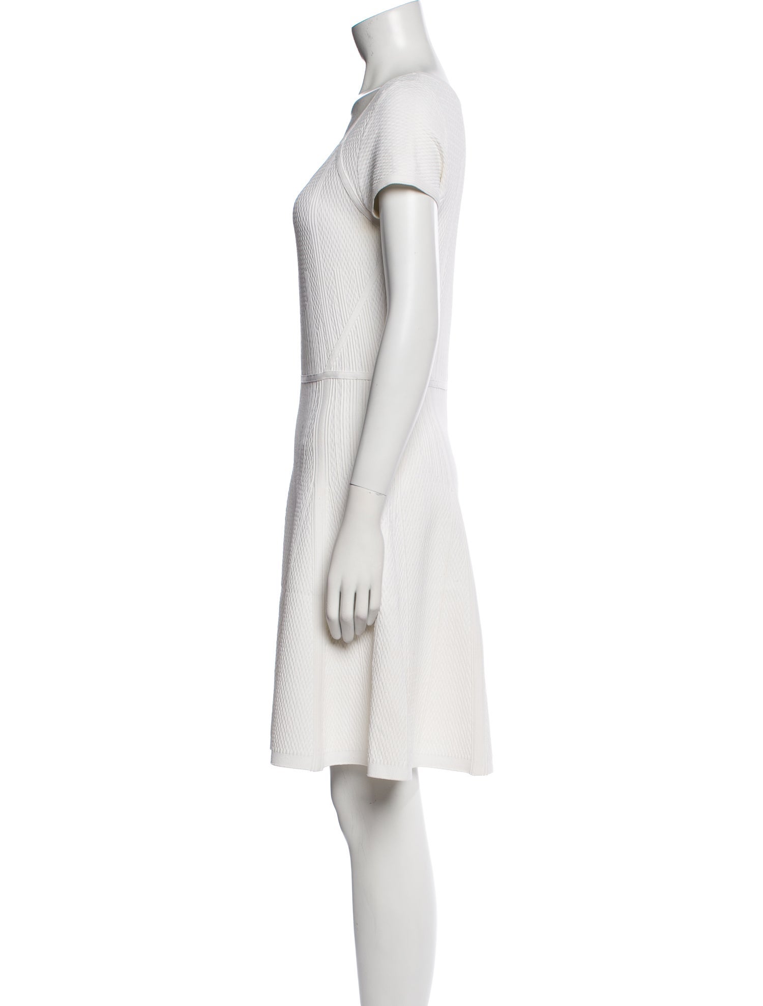 Diane von Furstenberg Scoop Neck Knee-Length Dress