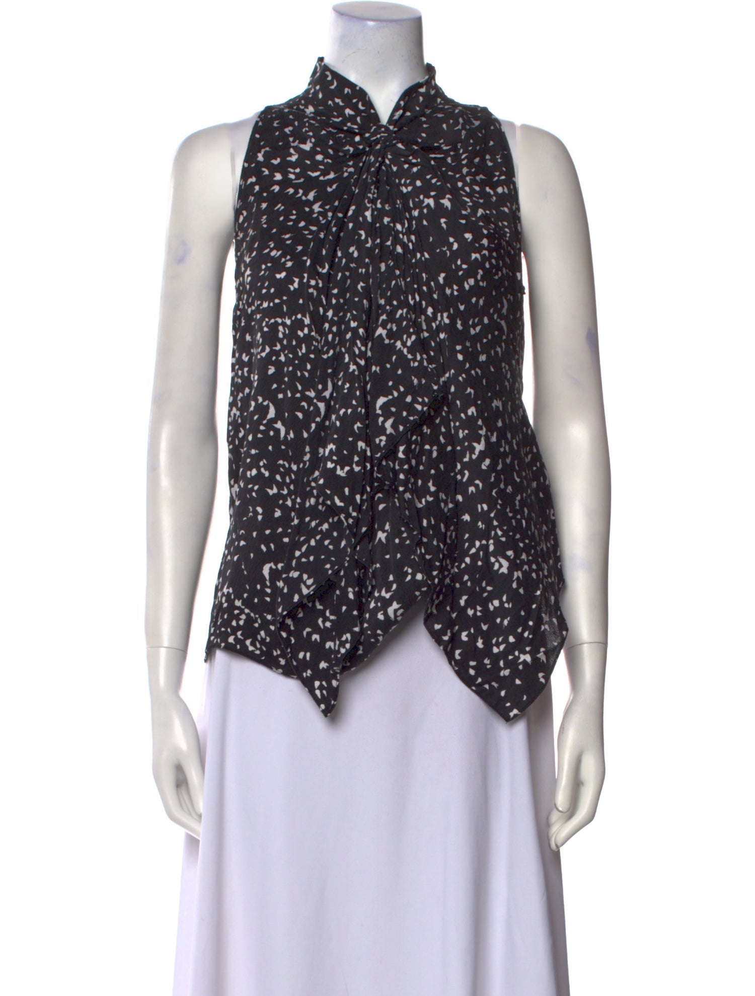 Diane von Furstenberg Silk Printed Blouse