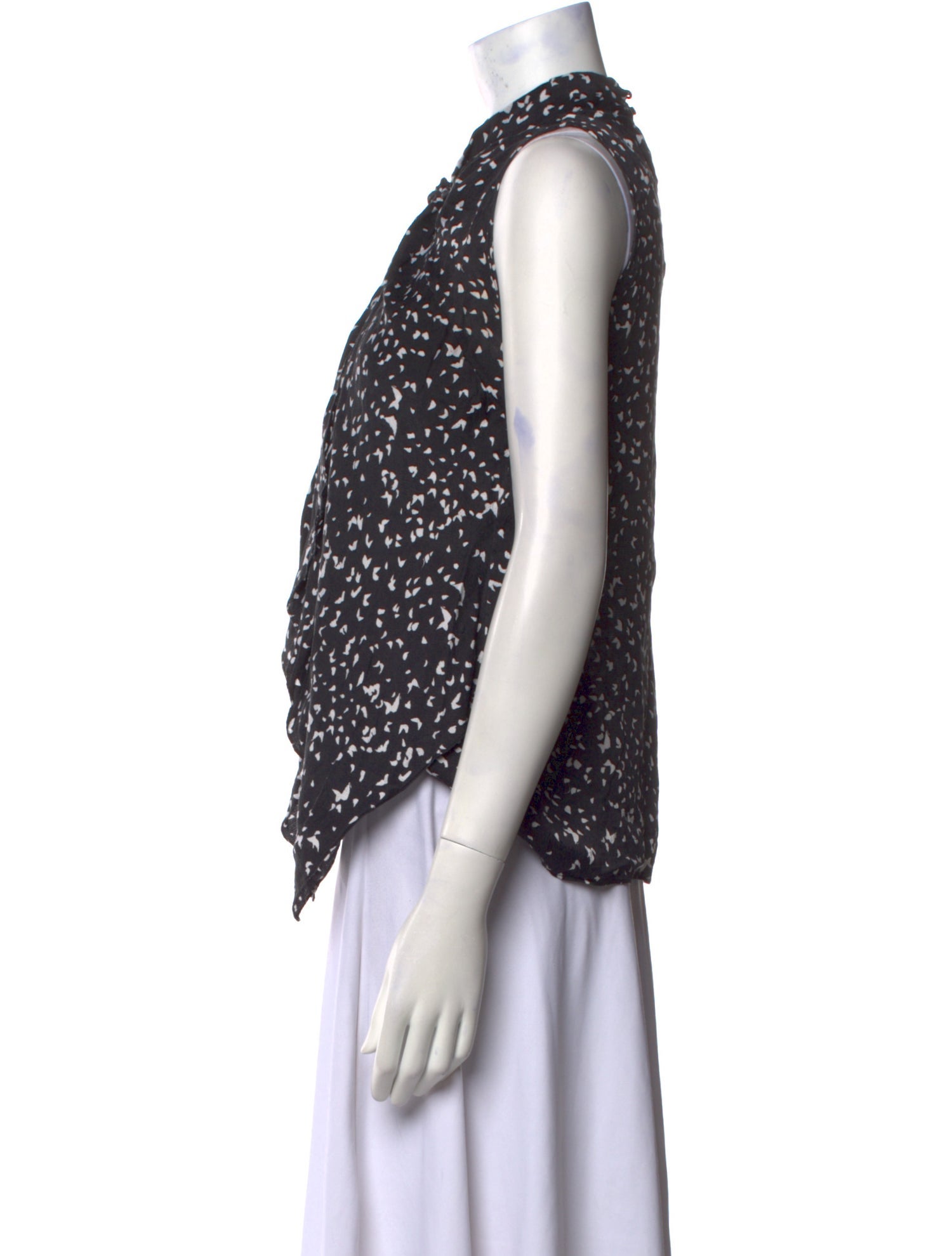 Diane von Furstenberg Silk Printed Blouse