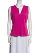 Diane von Furstenberg V-Neck Sleeveless Blouse