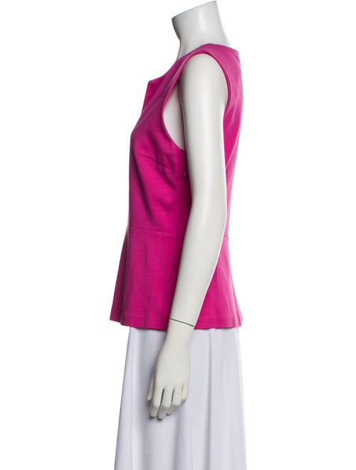 Diane von Furstenberg V-Neck Sleeveless Blouse