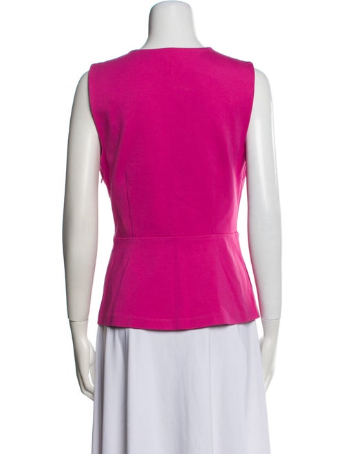 Diane von Furstenberg V-Neck Sleeveless Blouse