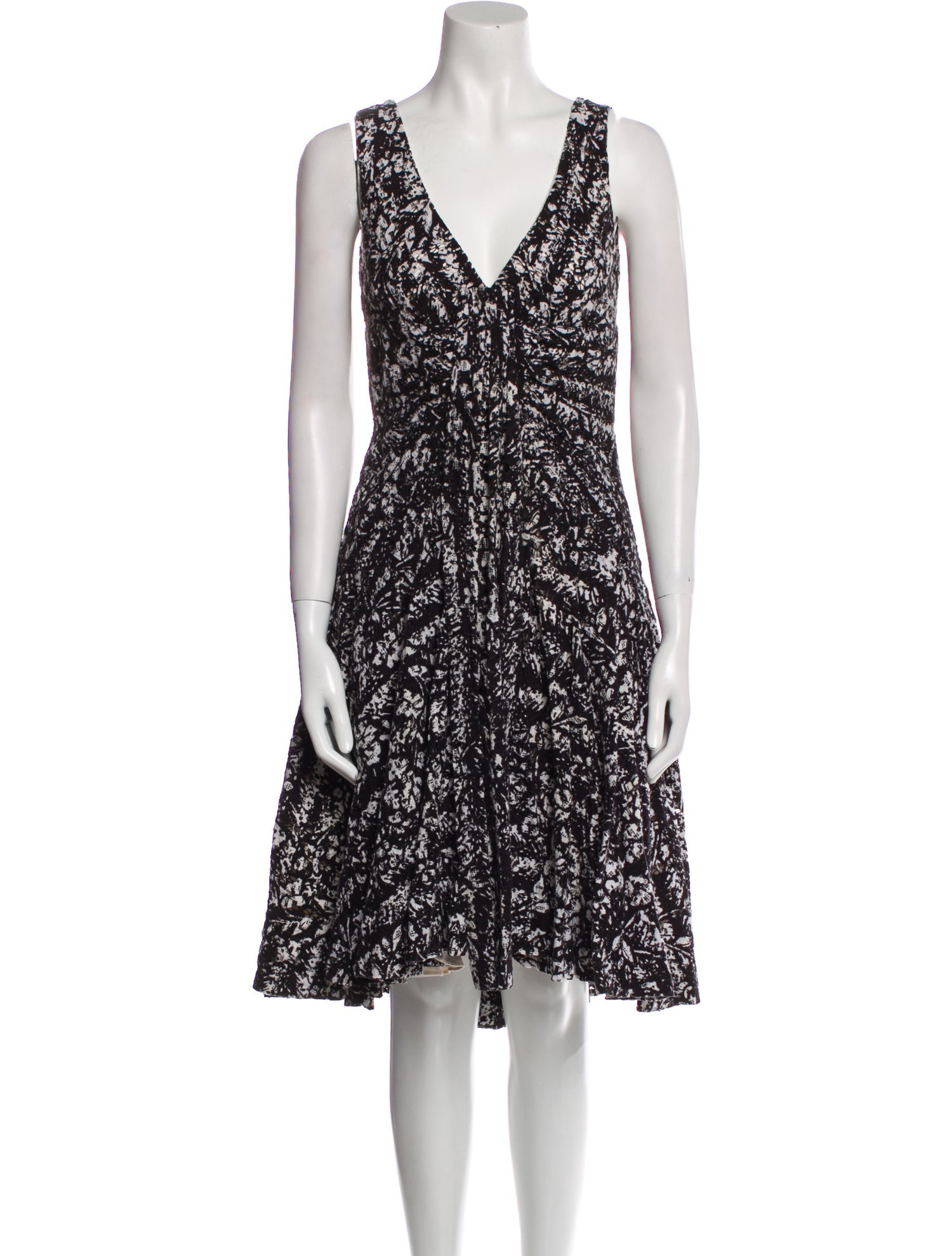 Diane von Furstenberg Printed Knee-Length Dress