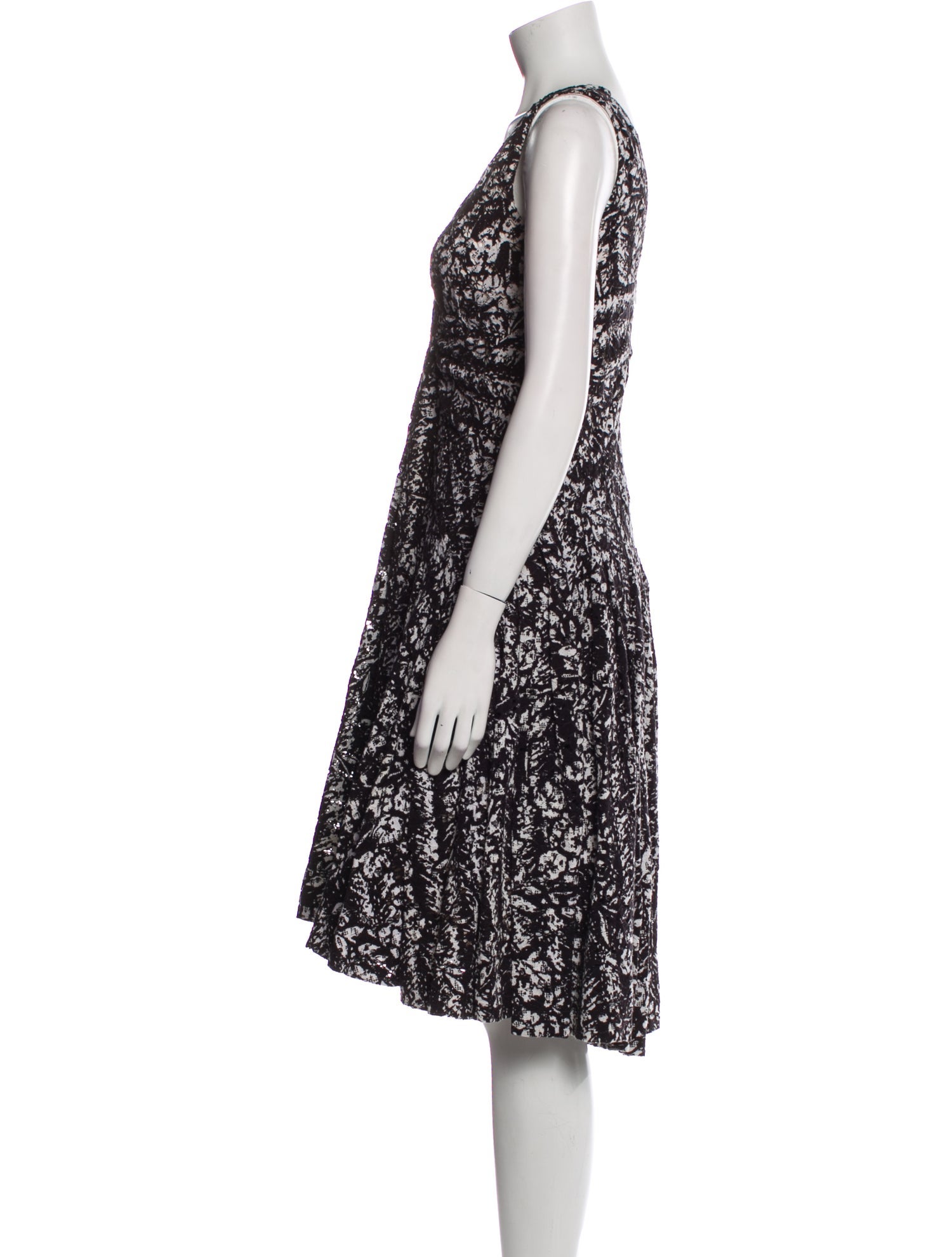 Diane von Furstenberg Printed Knee-Length Dress