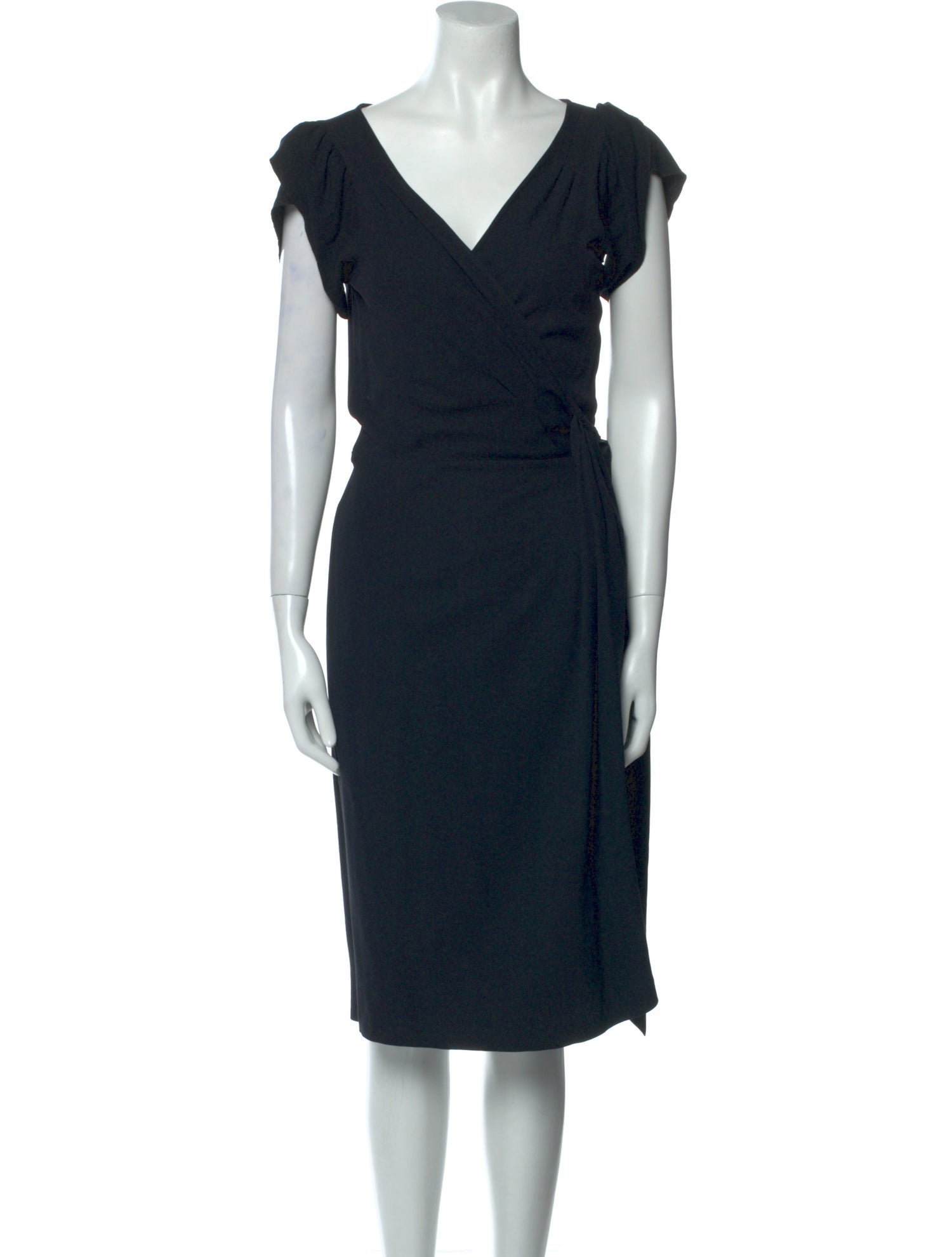 Diane von Furstenberg V-Neck Midi Length Dress