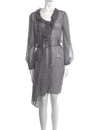 Diane von Furstenberg Silk Midi Length Dress