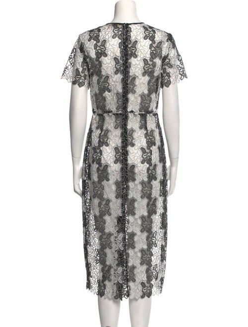 Diane von Furstenberg Lace Pattern Midi Length Dress
