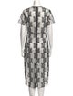 Diane von Furstenberg Lace Pattern Midi Length Dress
