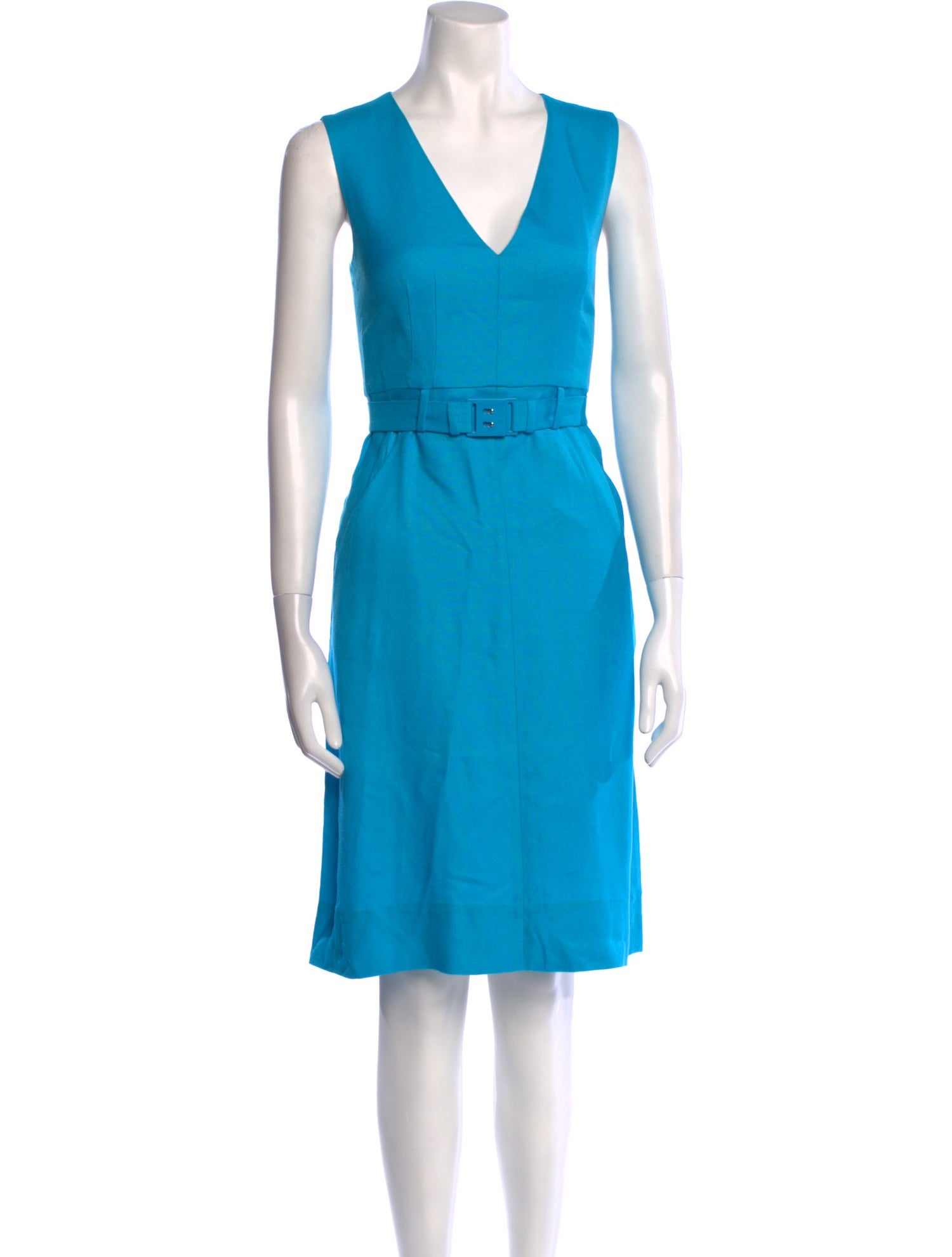 Diane von Furstenberg V-Neck Knee-Length Dress