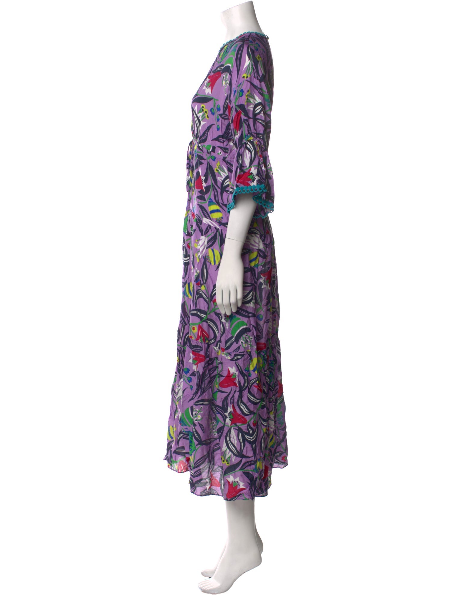 Diane von Furstenberg Silk Midi Length Dress