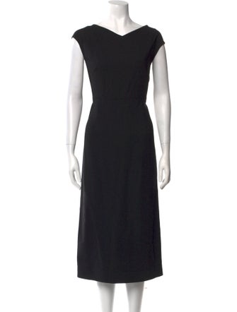 Diane von Furstenberg V-Neck Long Dress