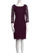 Diane von Furstenberg Lace Pattern Mini Dress