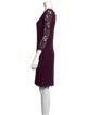 Diane von Furstenberg Lace Pattern Mini Dress